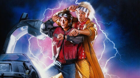 P&oacute;ster promocional de 'Regreso al Futuro'