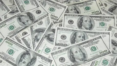 Imagen de billetes de Dólar Imagen de billetes de Dólar