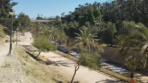 Ladera del río Vinalopó a su paso por Elche Ladera del rio Vinalopó
