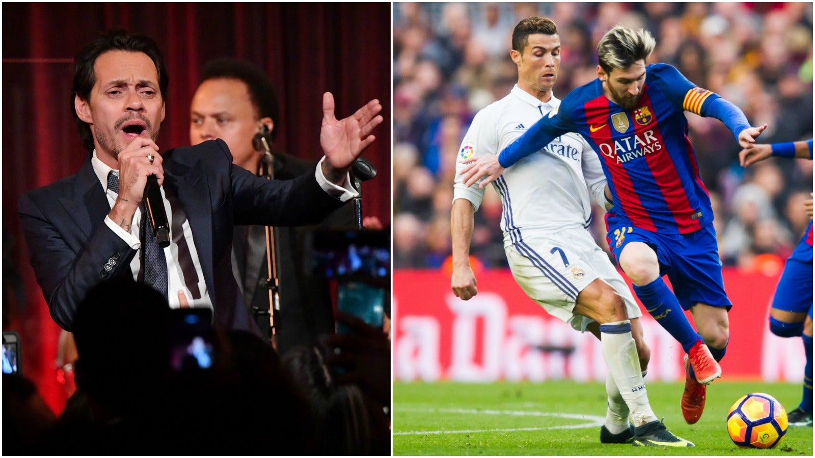 Marc Antonhy cantará en el Clásico Madrid-Barça en un espectáculo "mayor que la Super Bowl" Marc Antonhy cantará en el Clásico Madrid-Barça en un espectáculo "mayor que la Super Bowl"