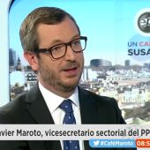 Maroto, sobre el PSOE: "Está roto en dos, uno quiere ser más 'podemita' que Podemos y otra recuperar la socialdemocracia"