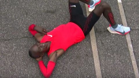 El corredor keniata Eliud Kipchoge