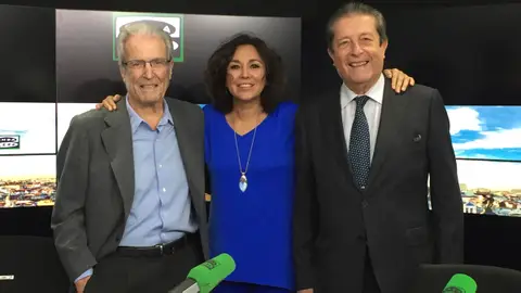 Isabel Gemio, Antonio Garrigues Walker y Federico Mayor Zaragoza Isabel Gemio, Antonio Garrigues Walker y Federico Mayor Zaragoza