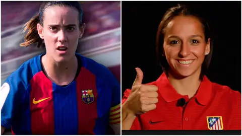 Marta Unzúe (FC Barcelona) y Marta Corredera (Atlético de Madrid) Marta Unzúe (FC Barcelona) y Marta Corredera (Atlético de Madrid)