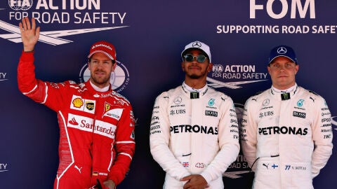 Vettel, Hamilton y Bottas, los m&aacute;s r&aacute;pidos de la clasificaci&oacute;n de Espa&ntilde;a