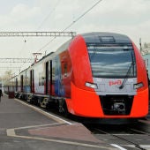 Trenes de la compañía estatal rusa de Ferrocarriles (RZhD) 