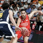 Joan Sastre, en una acción con el Valencia Basket Joan Sastre, en una acción con el Valencia Basket