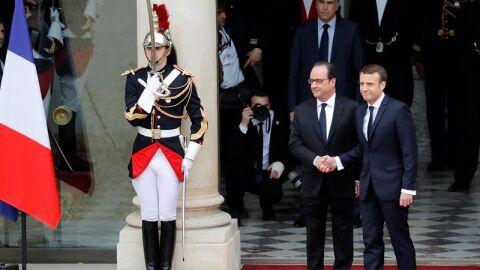 Macron y Hollande