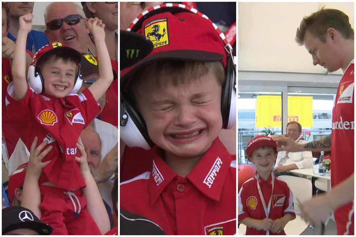 La emotiva historia del fan número 1 de Ferrari en Montmeló La emotiva historia del fan número 1 de Ferrari en Montmeló