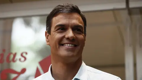 El candidato a la Secretaría General del PSOE, Pedro Sánchez El candidato a la Secretaría General del PSOE, Pedro Sánchez