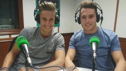 Ibai Gómez y Marcos Llorente, en El Transistor Ibai Gómez y Marcos Llorente, en El Transistor