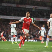 Alexis Sánchez celebra un gol con el Arsenal Alexis Sánchez celebra un gol con el Arsenal