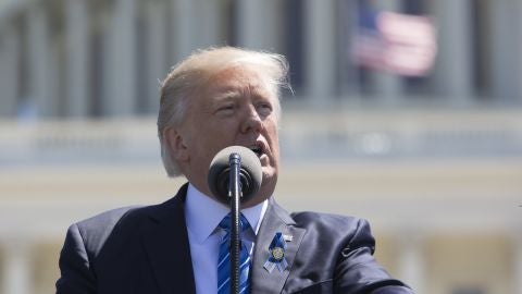 El presidente de los Estados Unidos, Donald Trump