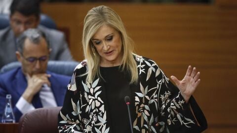 Cristina Cifuentes en la asamblea de Madrid