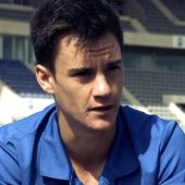 El jugador venezolano del Málaga, Juanpi.