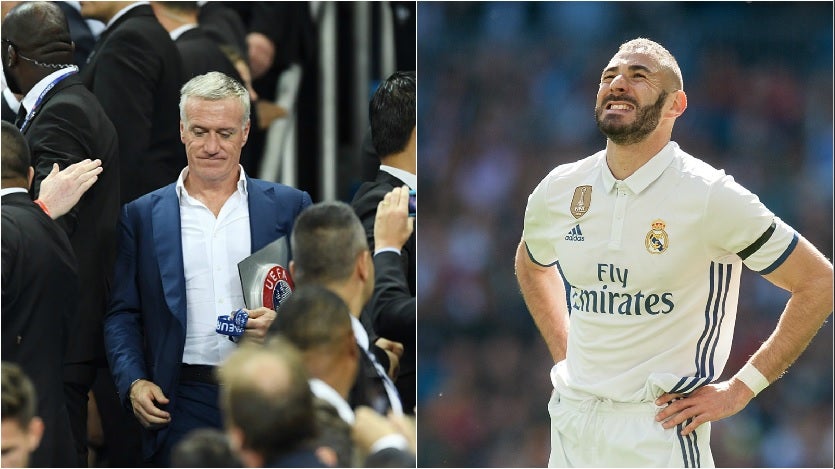 Benzema, una vez más fuera de lista de Deschamps con la selección francesa Benzema, una vez más fuera de lista de Deschamps con la selección francesa