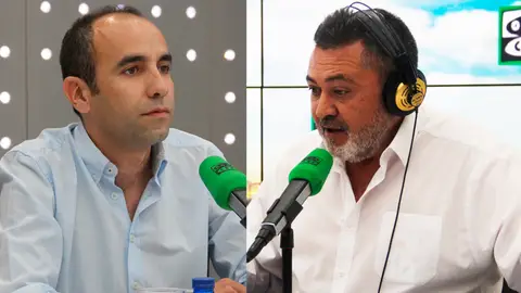 Yuri Fernández, director de Comunicación de Uber España y Julio Sanz, Presidente de la Federación de Taxi en Madrid Yuri Fernández, director de Comunicación de Uber España y Julio Sanz, Presidente de la Federación de Taxi en Madrid