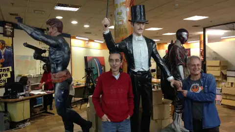 José Luis Paraja y Ángel de la Calle Presentación de la Semana Negra 2017