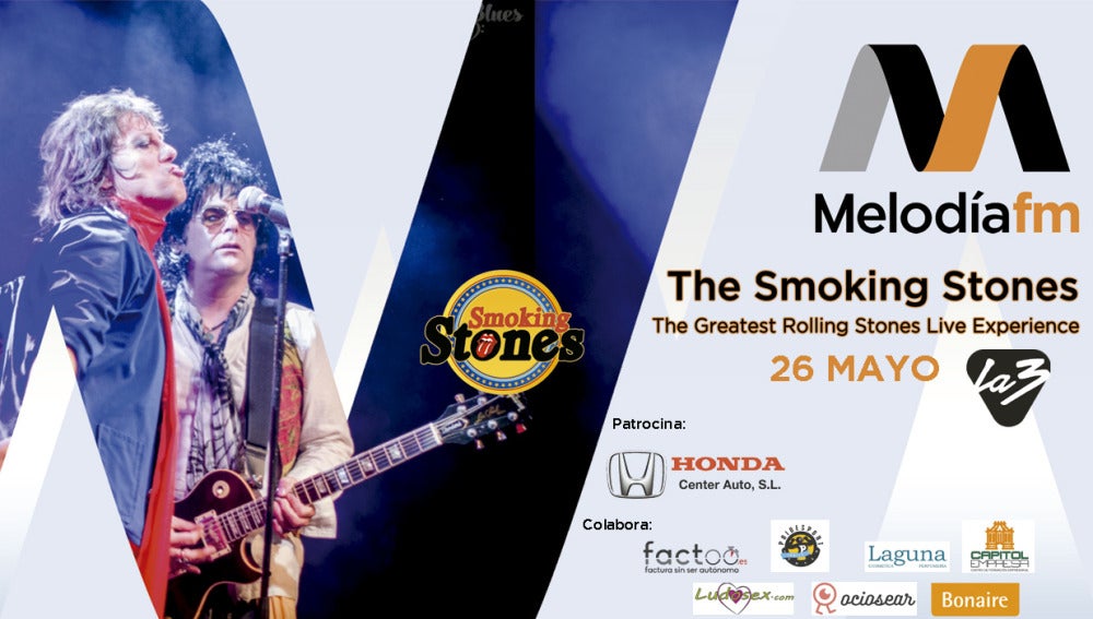 Melodía FM presenta en concierto en Valencia a The Smoking Stones 