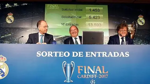 Imagen del sorteo de entradas para la final de Cardiff Imagen del sorteo de entradas para la final de Cardiff