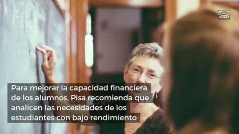 Recomendaciones para mejorar la capacidad financiera de los alumnos Recomendaciones para mejorar la capacidad financiera de los alumnos