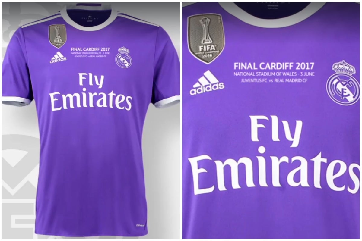 Desvelada la camiseta del Real Madrid para la final de la Champions en Cardiff Desvelada la camiseta del Real Madrid para la final de la Champions en Cardiff