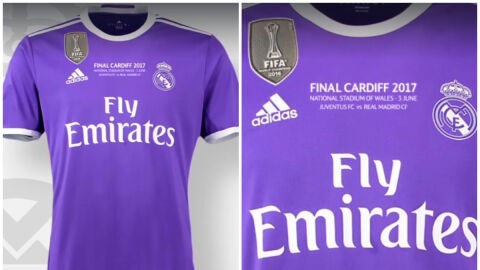 La camiseta del Madrid para la final de Cardiff