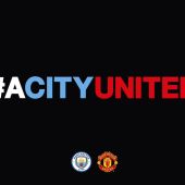 La dedicatoria del Manchester City al Manchester United