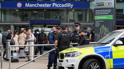 Polic&iacute;a en Manchester