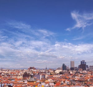 Panorámica de la ciudad de Madrid Panorámica de la ciudad de Madrid