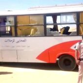 El autobús en el que viajaban cristianos coptos en Egipto