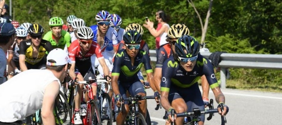 Nairo Quintana, en la etapa 19 del Giro de Italia Nairo Quintana, en la etapa 19 del Giro de Italia