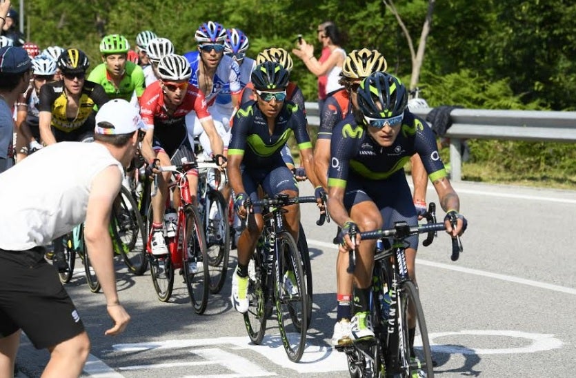 Mikel Landa gana en el alto de Piancavallo; Nairo Quintana, nuevo líder del Giro de Italia Mikel Landa gana en el alto de Piancavallo; Nairo Quintana, nuevo líder del Giro de Italia