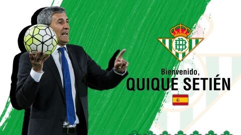 Quique Seti&eacute;n, nuevo entrenador del Betis
