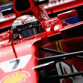 Kimi Raikkonen, rodando en el trazado de Mónaco