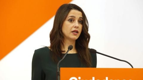 La portavoz de Ciudadanos, In&eacute;s Arrimadas