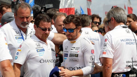 Fernando Alonso, en Indian&aacute;polis