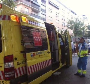 Fotografía facilitada por la Comunidad de Madrid de un vehículo del Summa 112 Fotografía facilitada por la Comunidad de Madrid de un vehículo del Summa 112