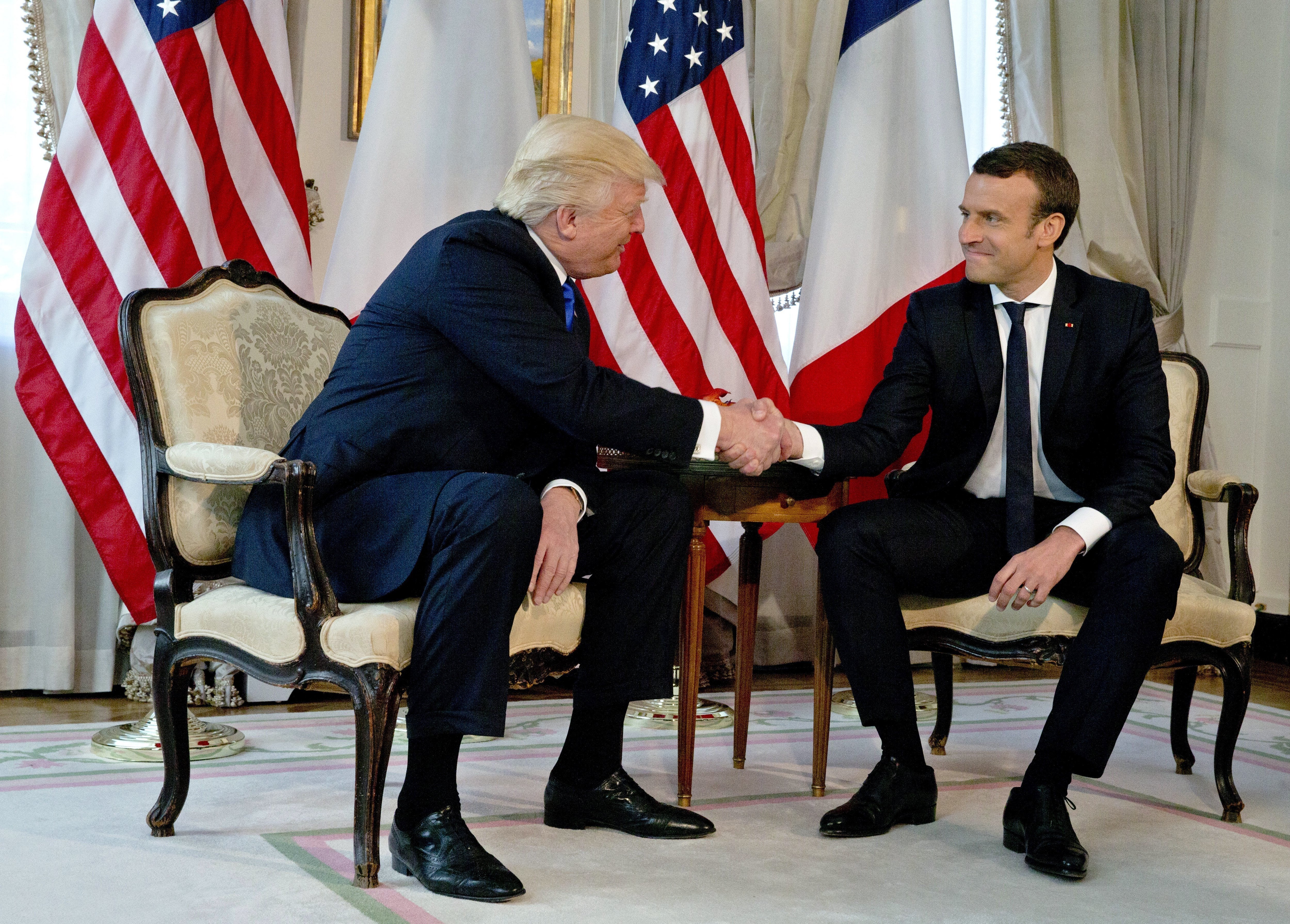 Trump aborda con Macron el caso Khashoggi y salida de pacto nuclear con Rusia Trump aborda con Macron el caso Khashoggi y salida de pacto nuclear con Rusia