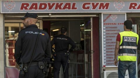 Efectivos de la Polic&iacute;a registran un gimnasio