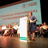 La secretaria general del Psoe provincia, Teresa Jiménez La secretaria general del Psoe provincia, Teresa Jiménez