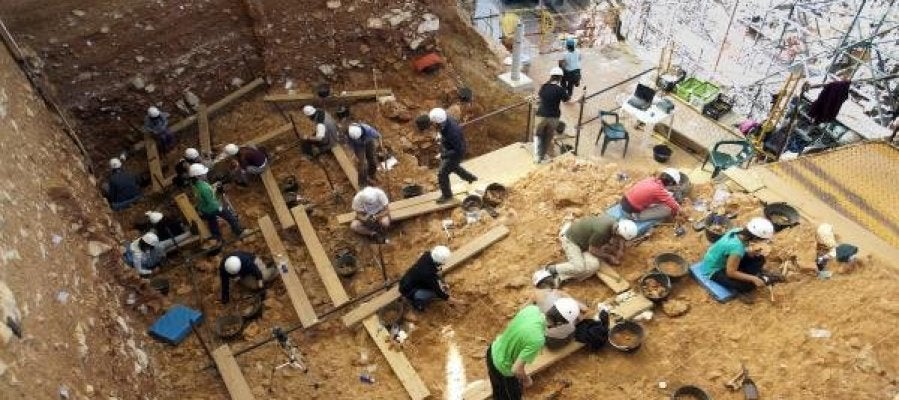 Imagen del yacimiento histórico de Atapuerca Imagen del yacimiento histórico de Atapuerca