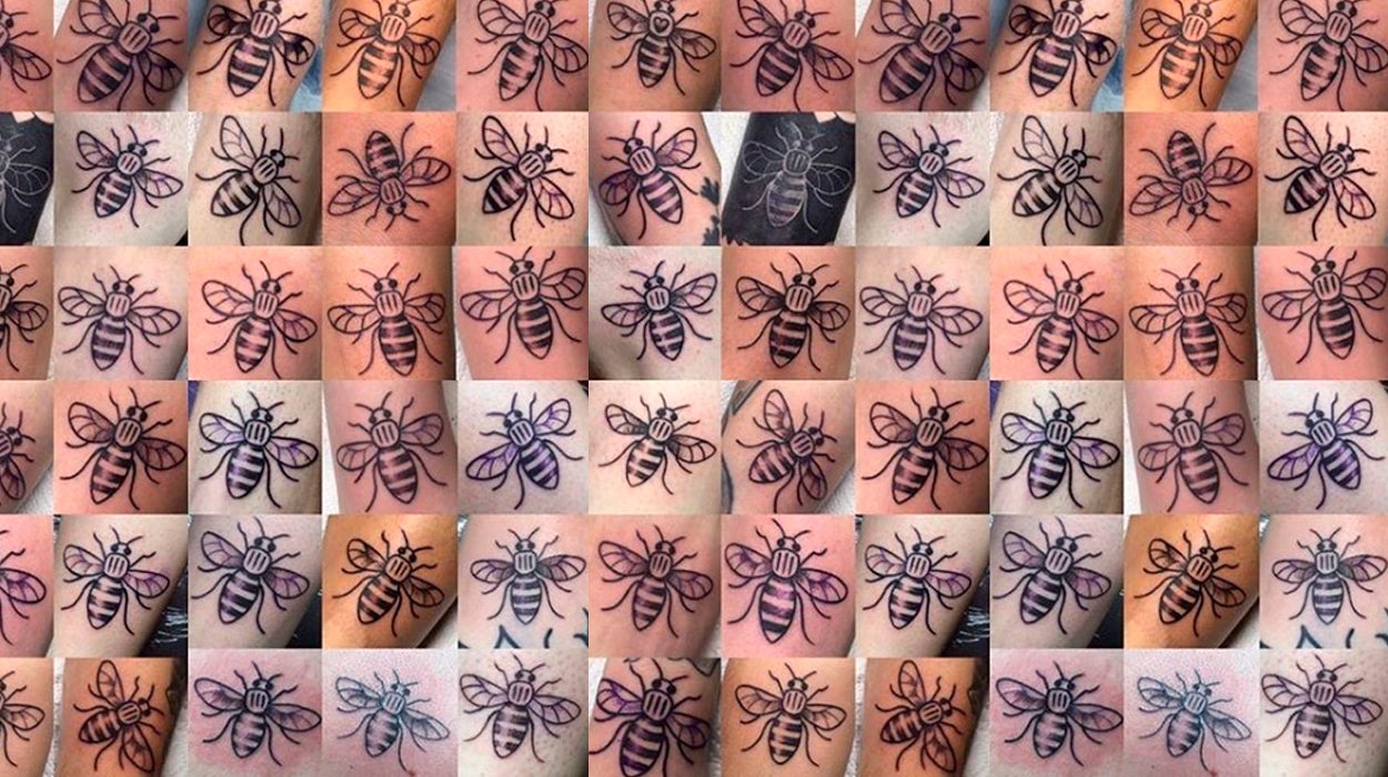 Internet: ¿Por qué se tatúan abejas los británicos? Internet: ¿Por qué se tatúan abejas los británicos?