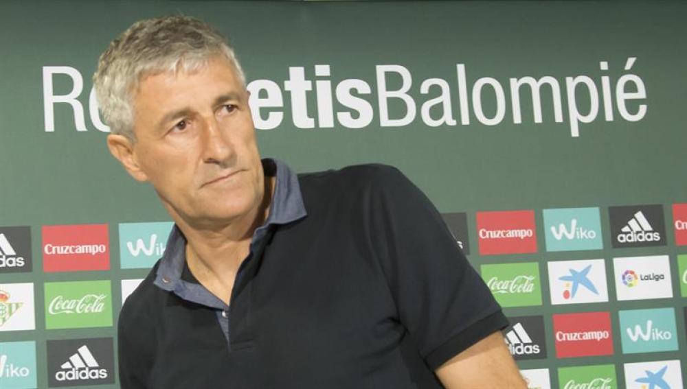 El nuevo entrenador del Betis, Quique Setién.