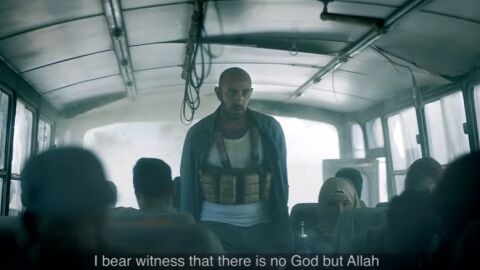 Frame del spot anti-yihadista de Zian Telecom