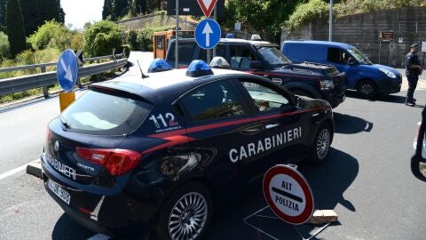 Polic&iacute;a italiana. 