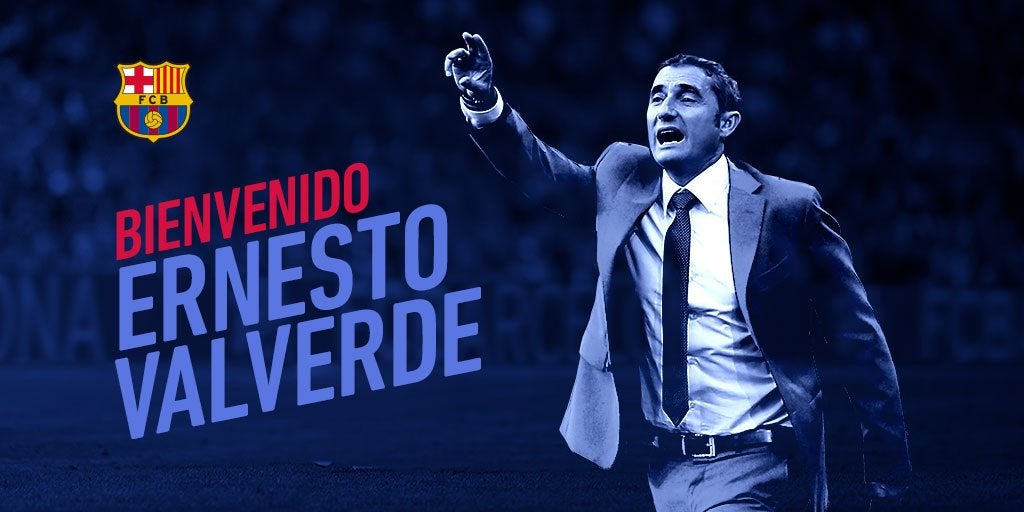 Ernesto Valverde, nuevo entrenador del Barcelona Ernesto Valverde, nuevo entrenador del Barcelona
