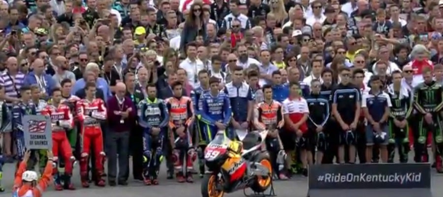 Homenaje a Nicky Hayden en Mugello Homenaje a Nicky Hayden en Mugello