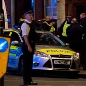 Policía en el lugar del ataque de Londres