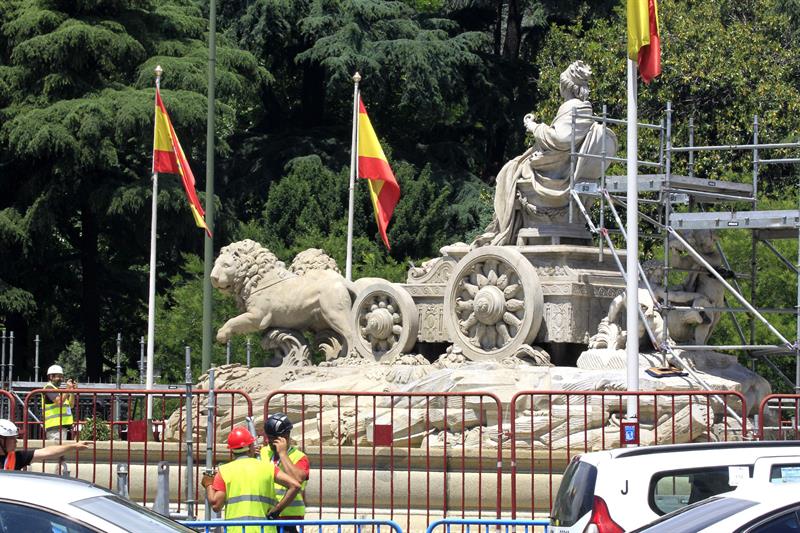 Todo preparado para que la Cibeles reciba la Duodécima Champions blanca Todo preparado para que la Cibeles reciba la Duodécima Champions blanca